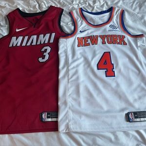 Wade & Rose Nike Swingman Jerseys size medium. Worn once. Retail $109 each.